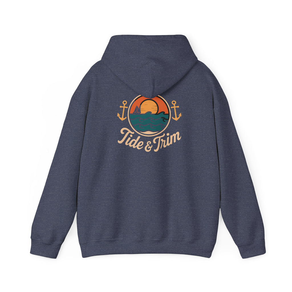 Tide & Trim Sunset Waves Pullover Hoodie