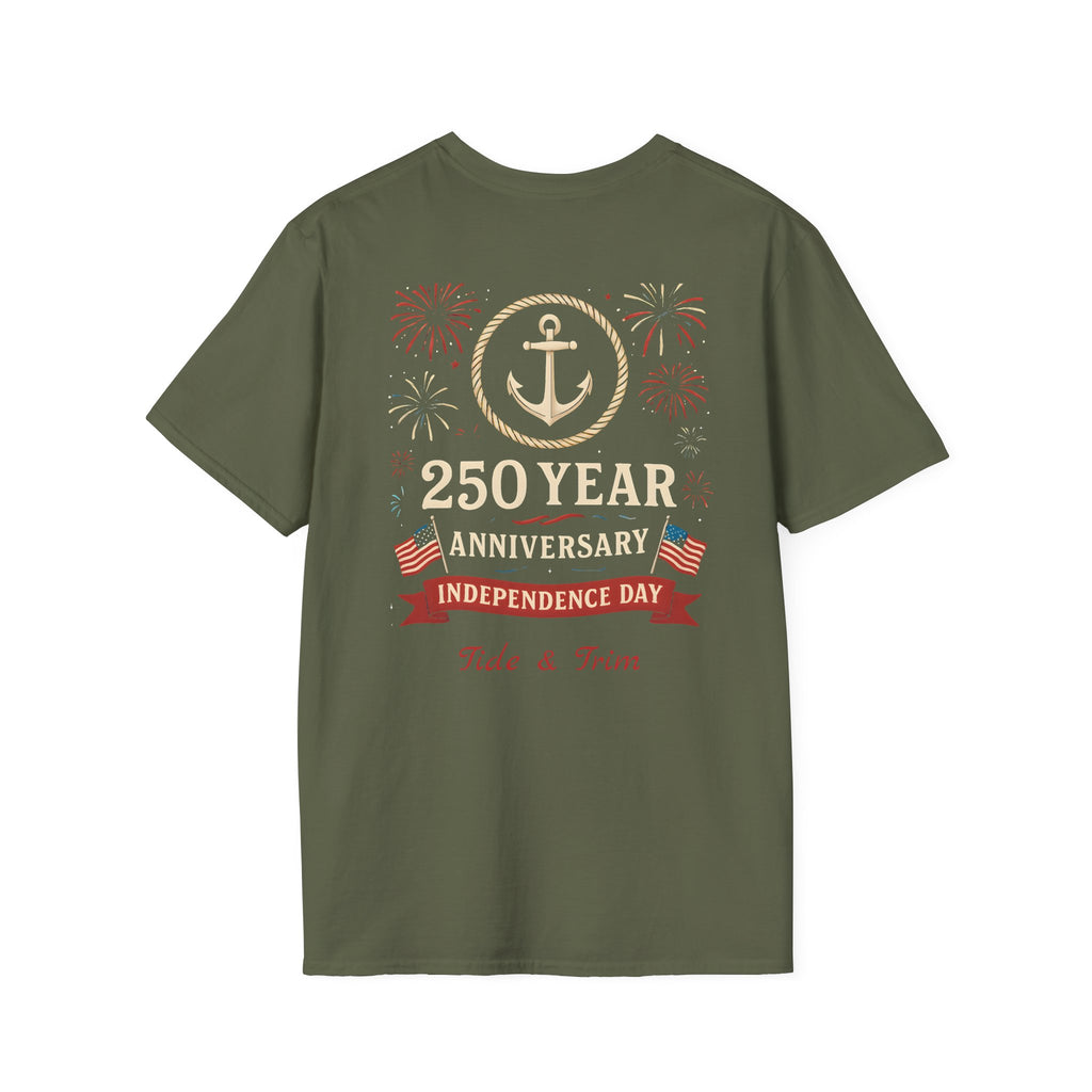 250 Year Anniversary T-Shirt — Nautical Anchor