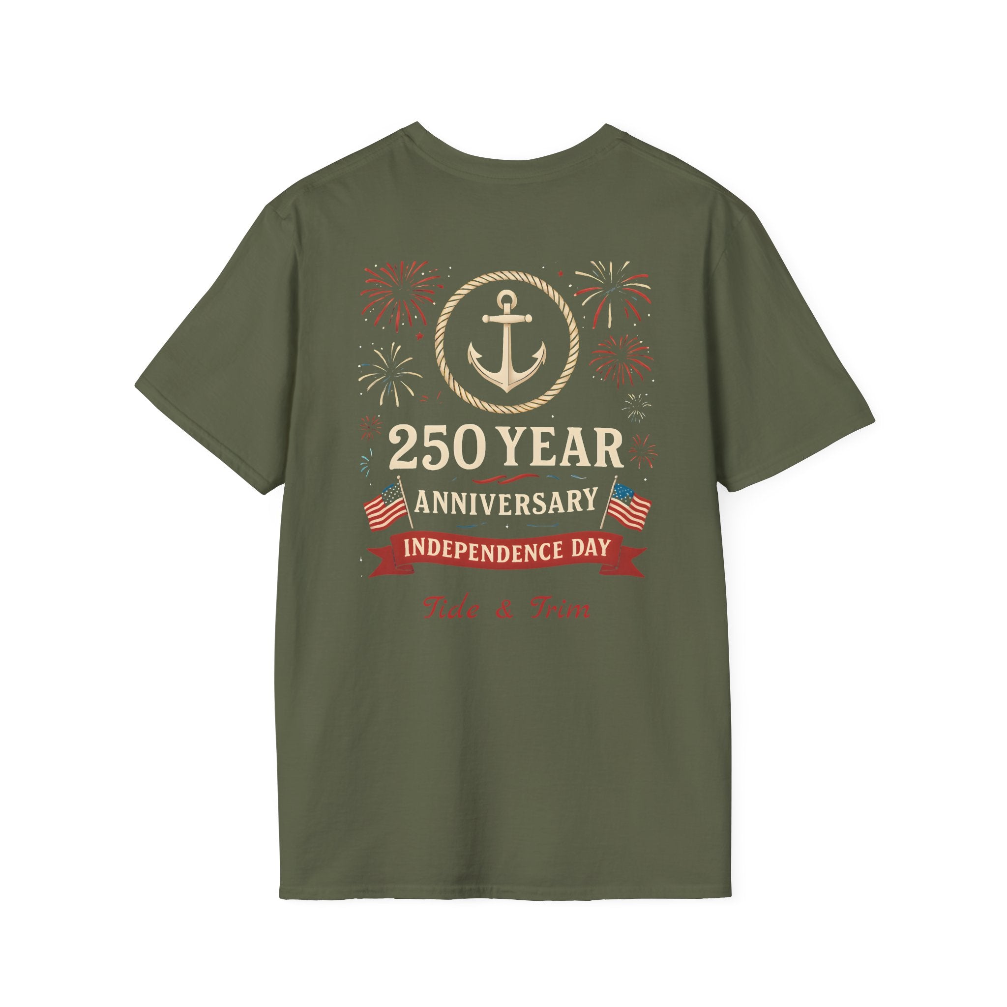 250 Year Anniversary T-Shirt — Nautical Anchor