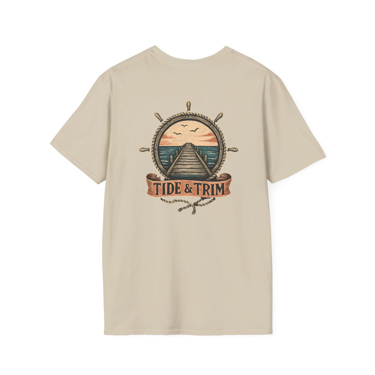 Pier Sunset Nautical T-Shirt- Tide & Trim