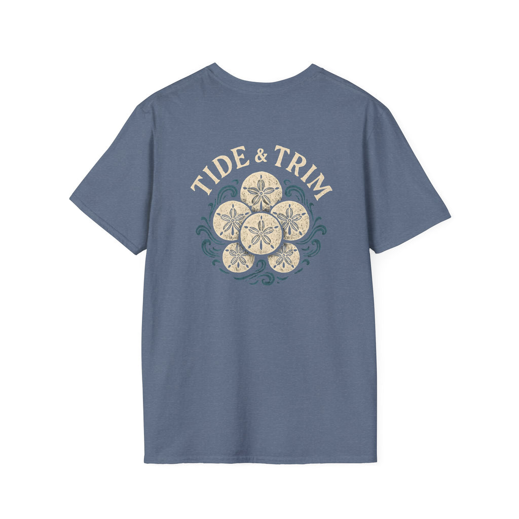 Sand Dollar Nautical Beach T-Shirt — Spring Coastal Tee