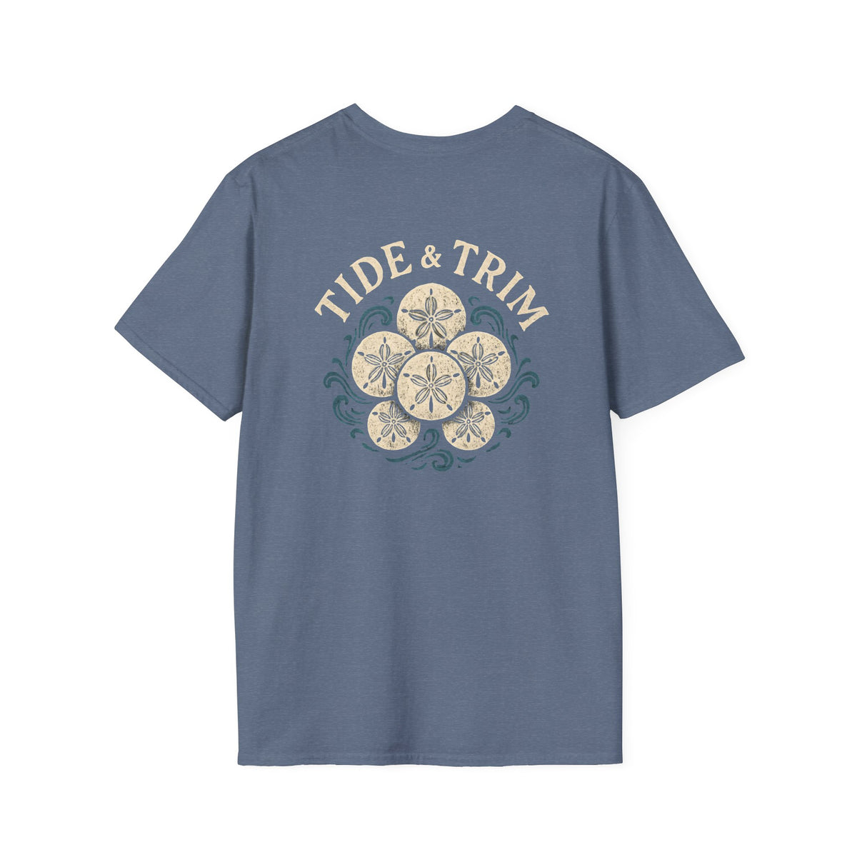 Sand Dollar Nautical Beach T-Shirt — Spring Coastal Tee