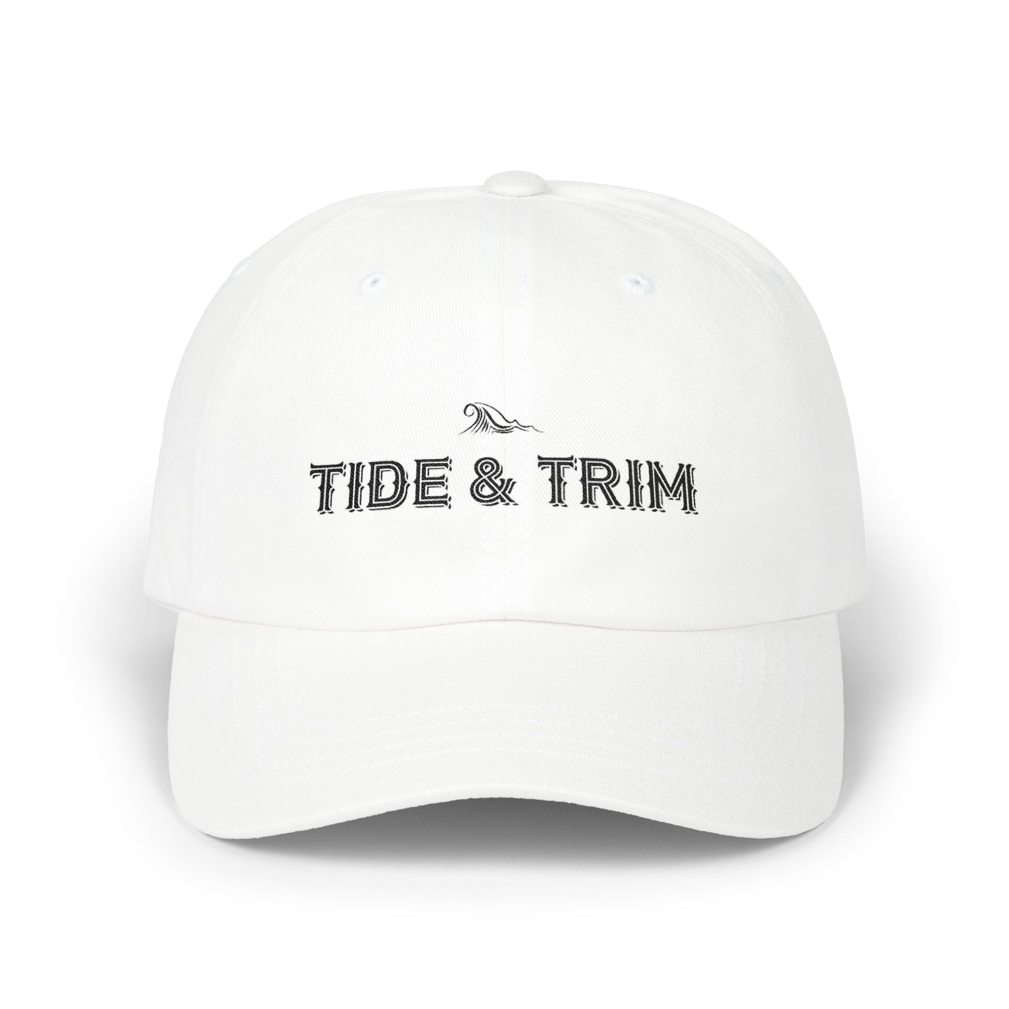 Tide & Trim Dad Cap — Nautical Embroidered Classic Baseball Hat
