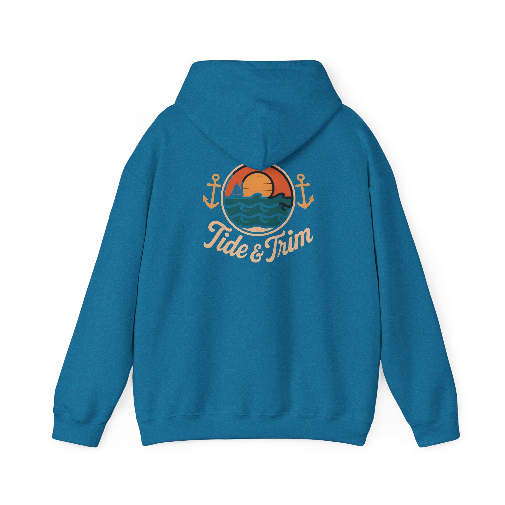 Tide & Trim Sunset Waves Pullover Hoodie