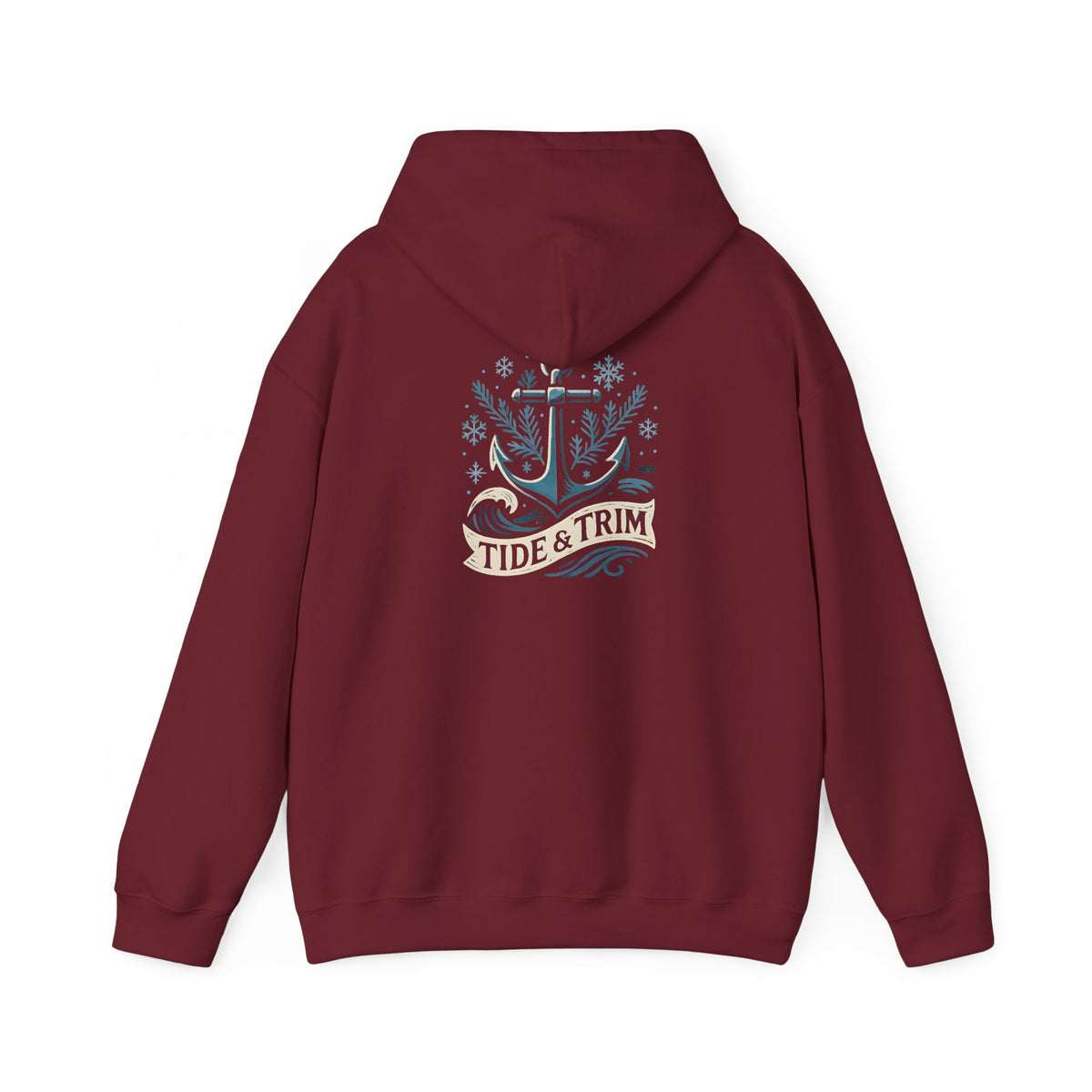 Nautical Winter Anchor  Hoodie – Tide & Trim