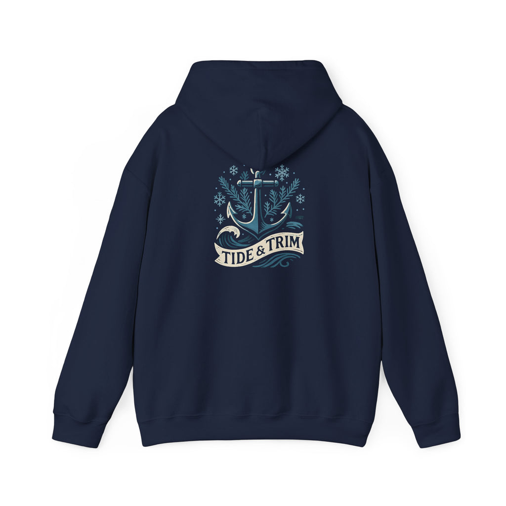 Nautical Winter Anchor  Hoodie – Tide & Trim