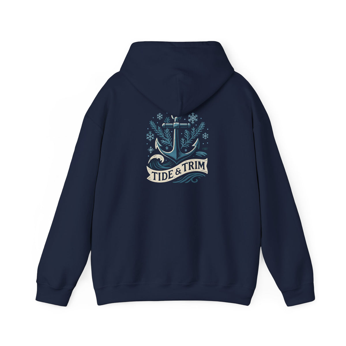 Nautical Winter Anchor  Hoodie – Tide & Trim