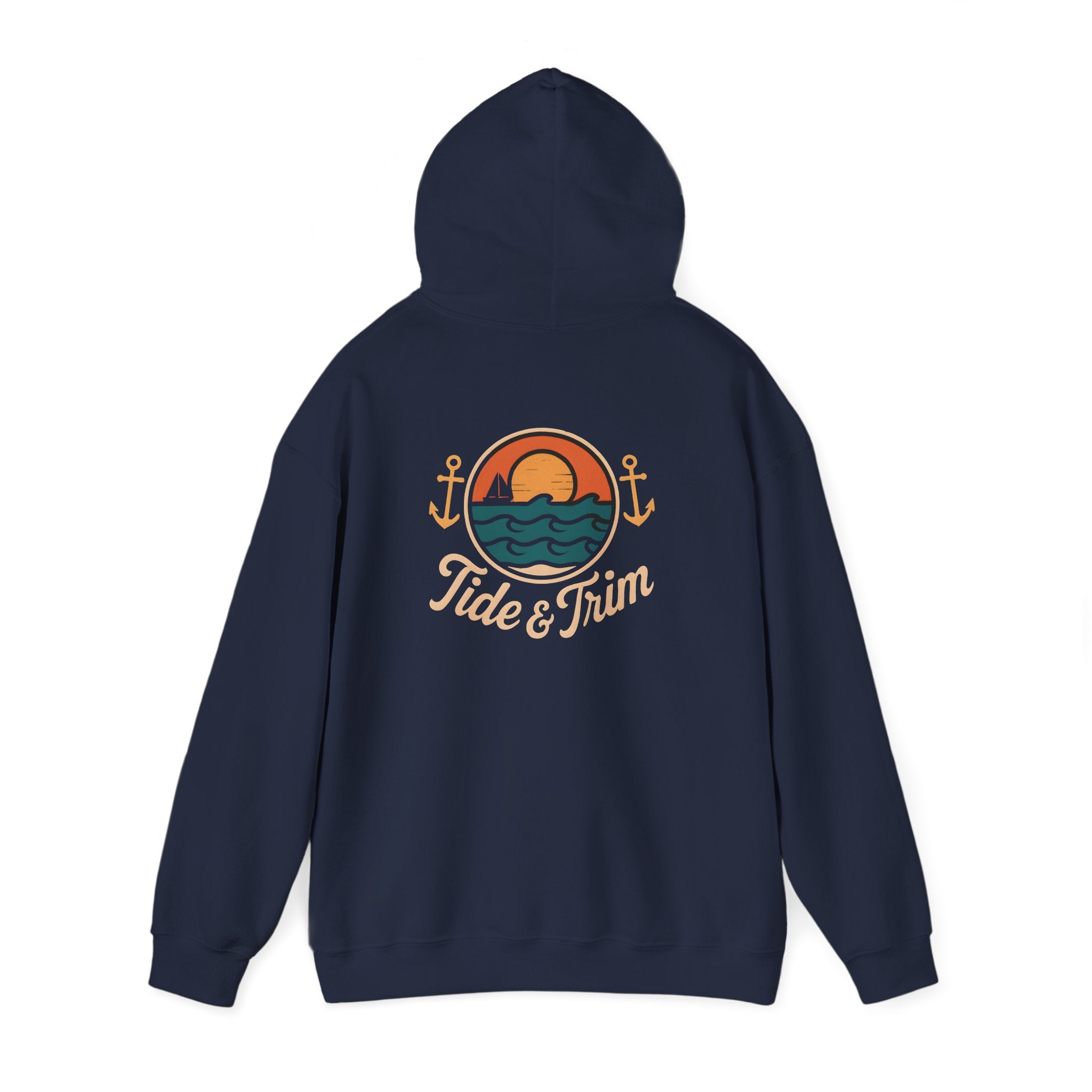 Tide & Trim Sunset Waves Pullover Hoodie