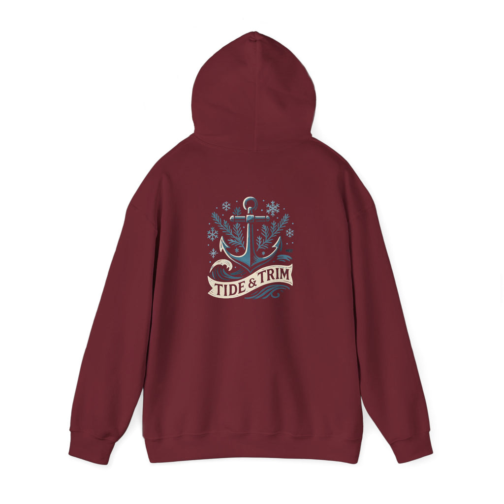 Nautical Winter Anchor  Hoodie – Tide & Trim